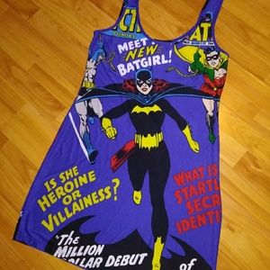 DC Comics Batgirl Sleepwear long tank size L